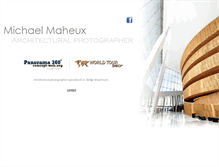 Tablet Screenshot of michaelmaheux.com